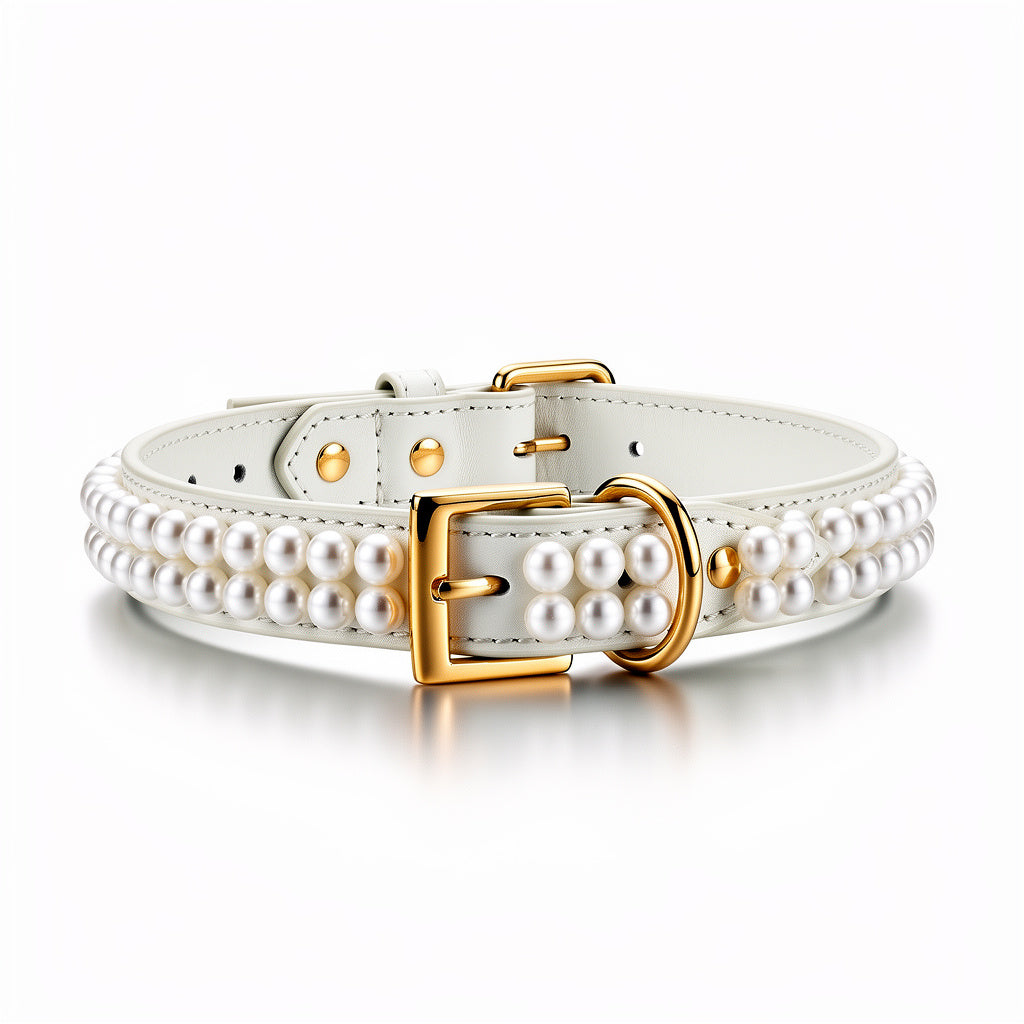 The Lux Paws Pearl Elegance Collar